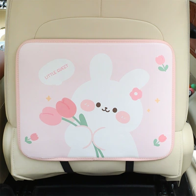 Rack Anti-Wear Anti-Dirt Mat, Chair back anti-kick pad - tulip-rabbit-short-anti-kick-pad