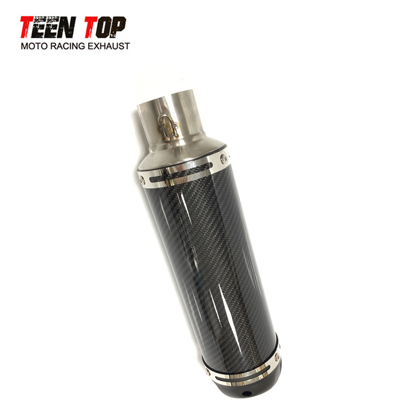 Motorcycle Modified Carbon Fiber Lv Exhaust Pipe 400Nk F02 Cbr500R Stepless 300