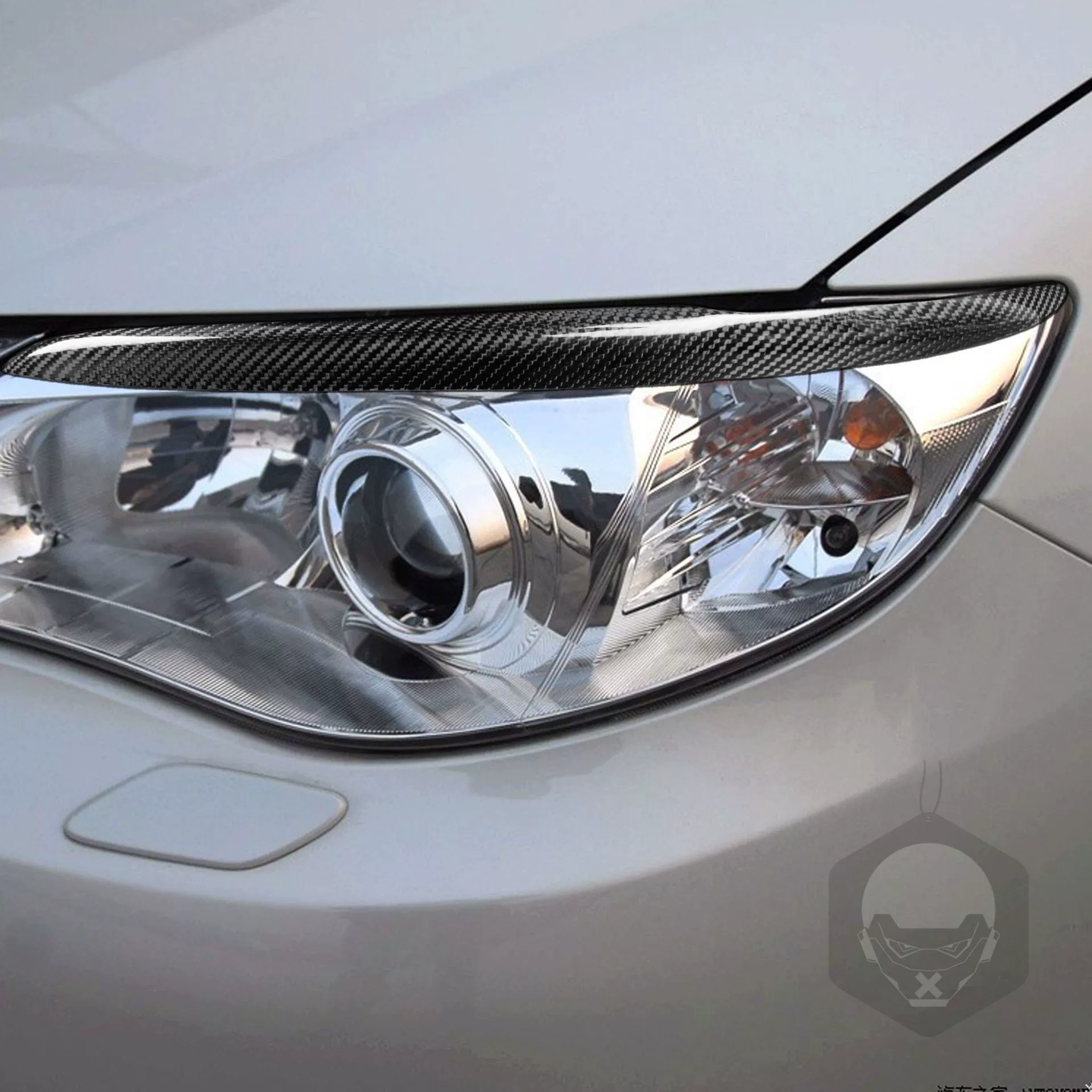 Подходит для головной световой дуги из углеродного волокна для Subaru Impreza 4-6 поколения 04-2009 модифицированные головные брови аксессуары