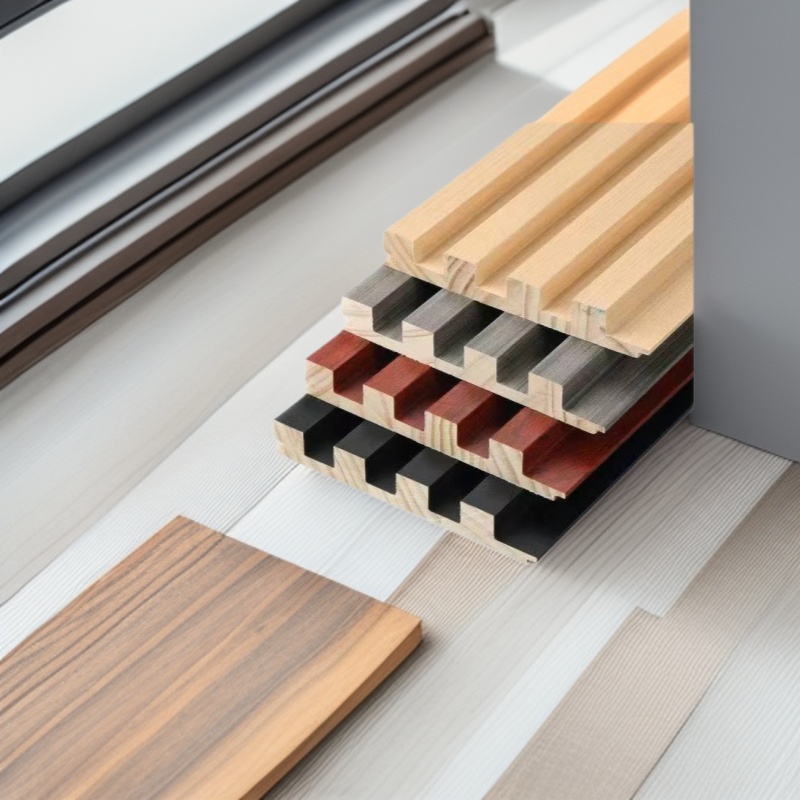 实木格栅批发护墙板凹凸造型电视背景墙装饰生态木阳台吊顶轻奢