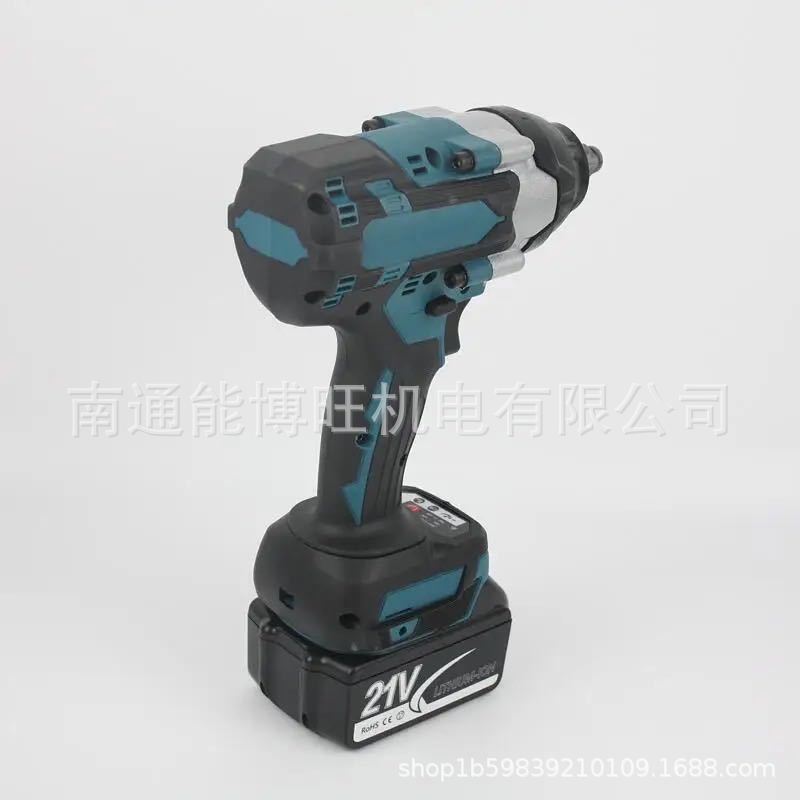 Real llave eléctrica estándar 600 torque gran torque sin escobillas pistola de aire impacto recargable rack Heavy Duty herramientas reparación automóviles