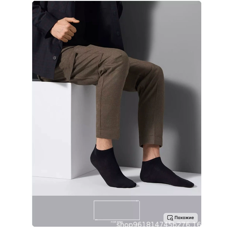 Носки набор 10 пар короткие хлопковые, one-size 39–46, укороченные, несколько цветов