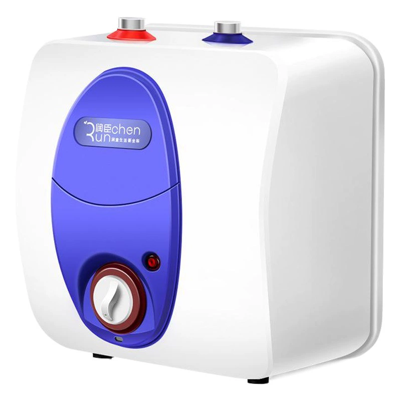 Прямые поставки с завода: квадратный кухонный водонагреватель Xiaoqibao 6л/8л с верхним и нижним выходом воды, эмалированный внутренний бак, гарантия 3 года.