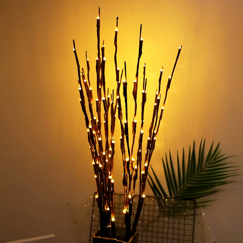 LED decorative branch night lights, battery case, 6 W, multi‑color options