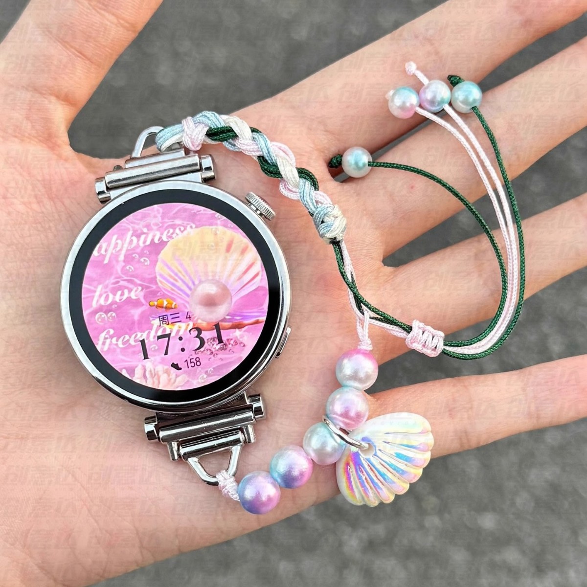 Suitable for Oppowatchx2Mini Watch Strap New Style [Colorful Shell] Watch4Pro Wristband Senior Women Summer