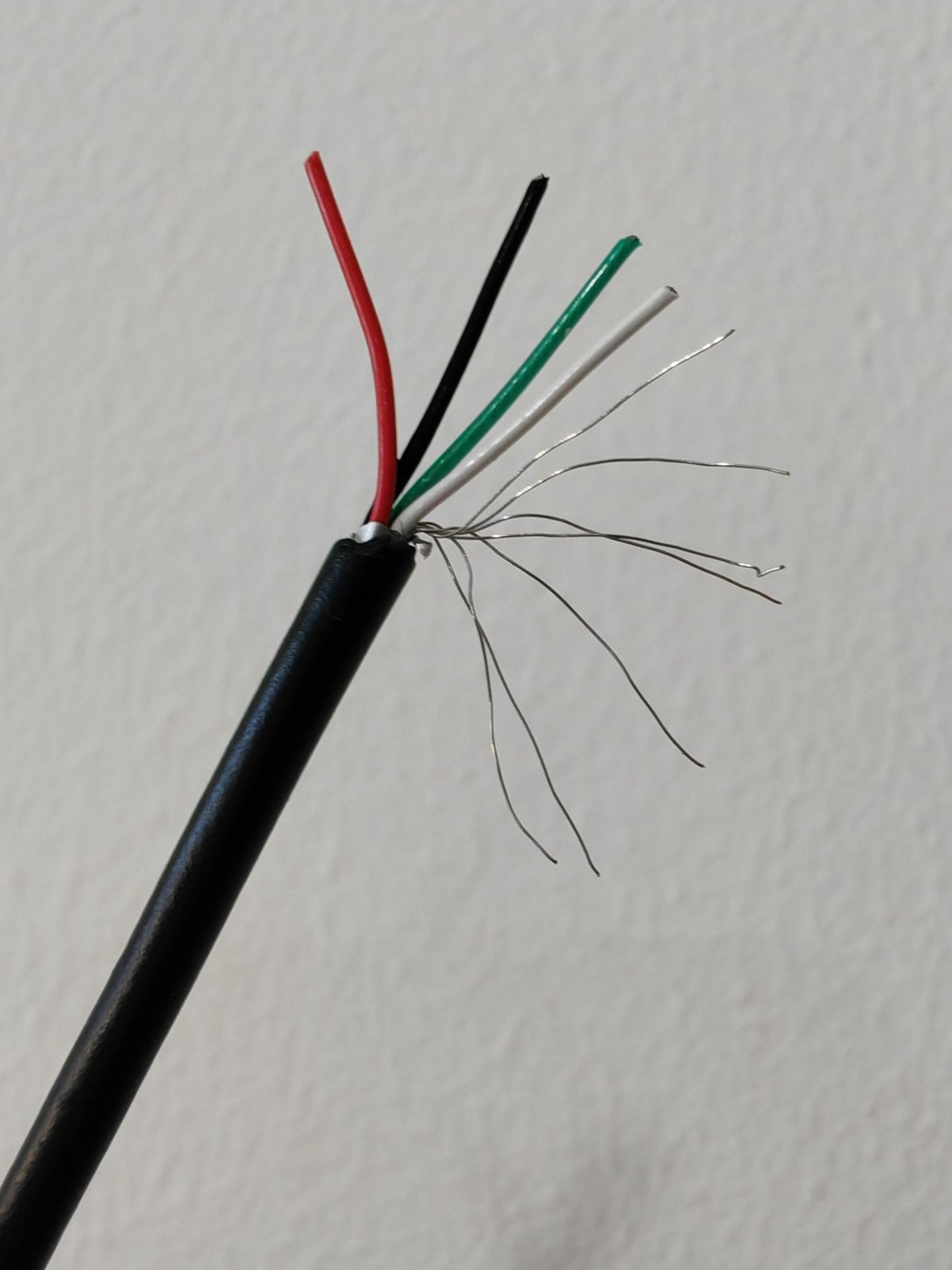 2.2四芯屏蔽线PVC电线信号线缆