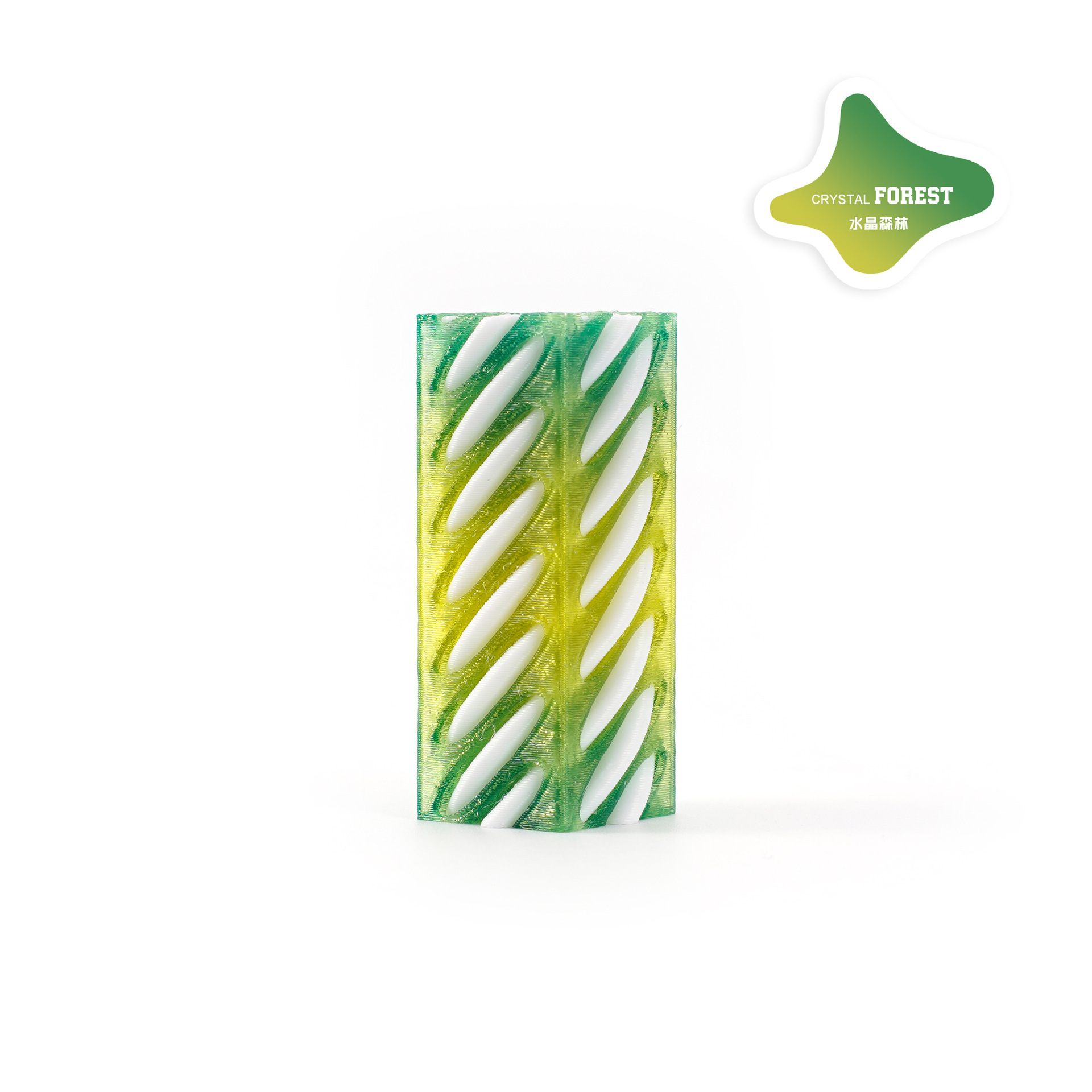 4.5cm bosque de cristal cilíndrico xuanlele