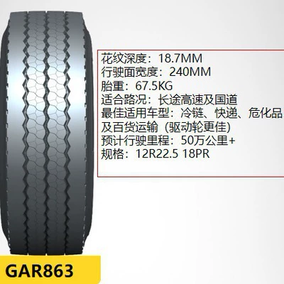 Giti Tires, Specification Vehicle tire