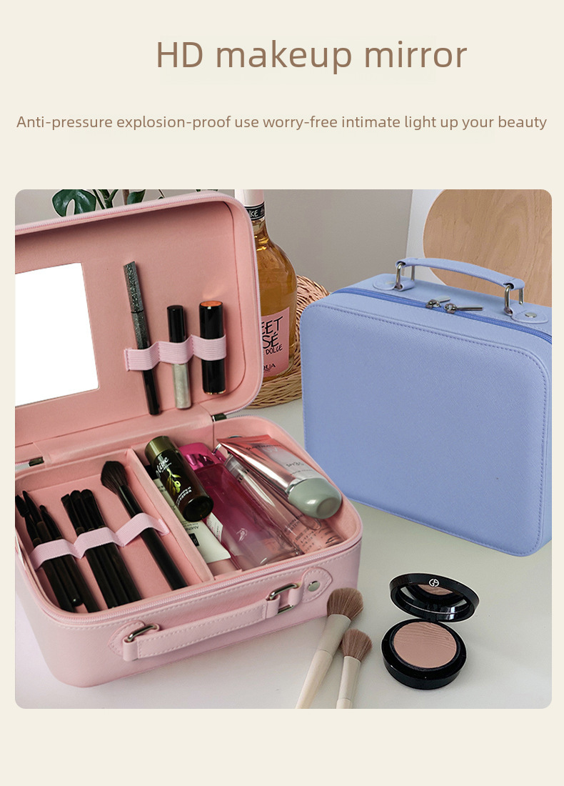 2023 new cosmetic bag ins style super popular portable travel cosmetic case large capacity Korean style cosmetic storage box