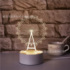 Industrial creative night light, lantern for bed, acrylic LED table lamp, wholesale, 3D, Birthday gift