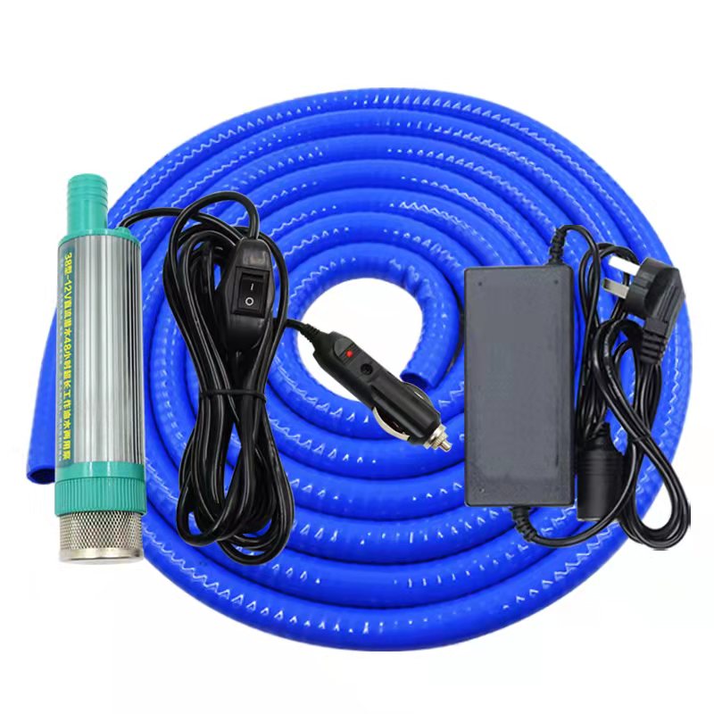 Bomba de bombeo eléctrica Bomba diesel de 12V 24V220v Bomba de bombeo 3.9cm Bomba de aceite autocebante de doble propósito sumergible ultrafino