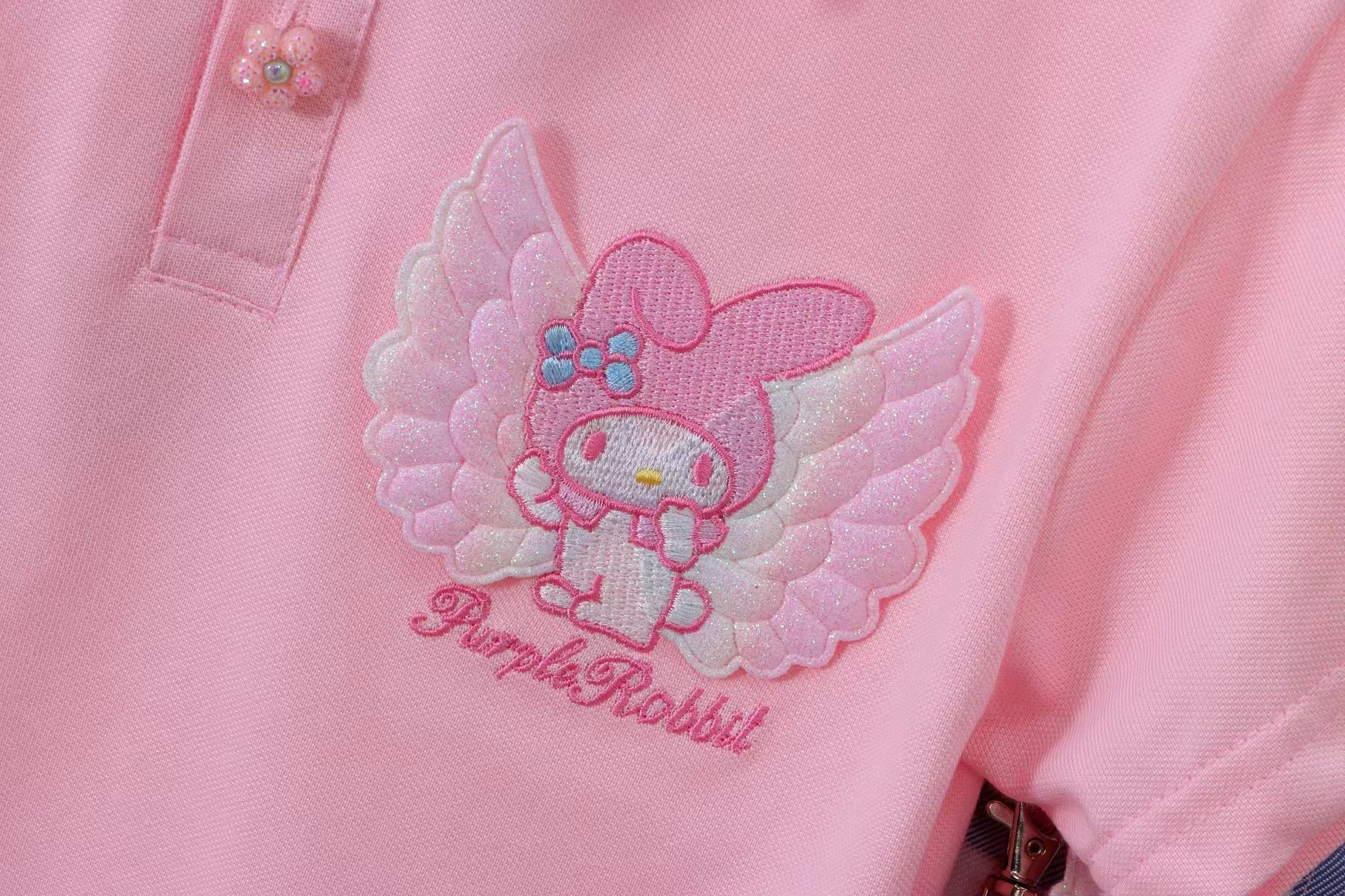 Mädchen Sanrio Polo Kragen Rock Set Sommer Für Große Kinder_voghion.com