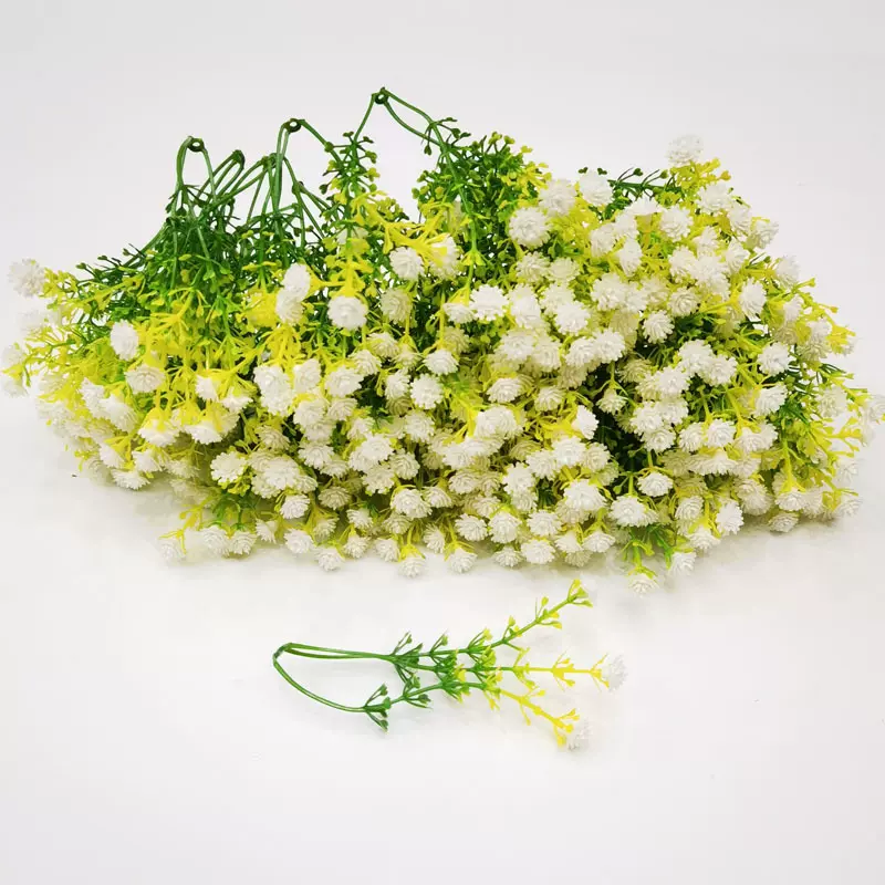 鲜花配饰 塑料满天星 花束配草 花装装饰材料 花束点缀 仿真草