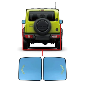 Suzuki Jimny JB64/74 üçün dönmə siqnalı, qızdırıcı, ultra geniş bucaqlı duman əleyhinə arxa görüntü güzgüsü