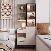 实木床头柜衣柜储物一体家用卧室现代简约小户型床边收纳柜多功能