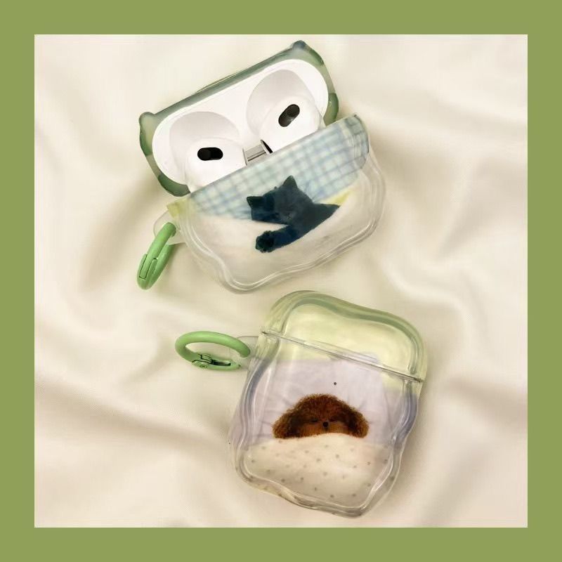 Sleeping Kitten para AirPods 4 generación Bluetooth Case 5 generación AirPodspro2 Apple Earphone Case