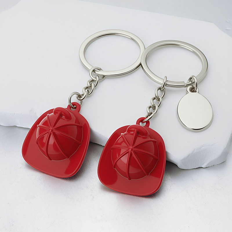 Creative And Safe Fire Day Commemorative Gift, Firefighter Keychain Pendant, Customized Practical Small Gift With High_voghion.com