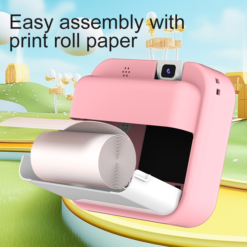 La nueva cámara de impresión térmica transfronteriza AC300 mini fotocamera de impresión térmica de alta definición puede tomar fotos y videos para niños