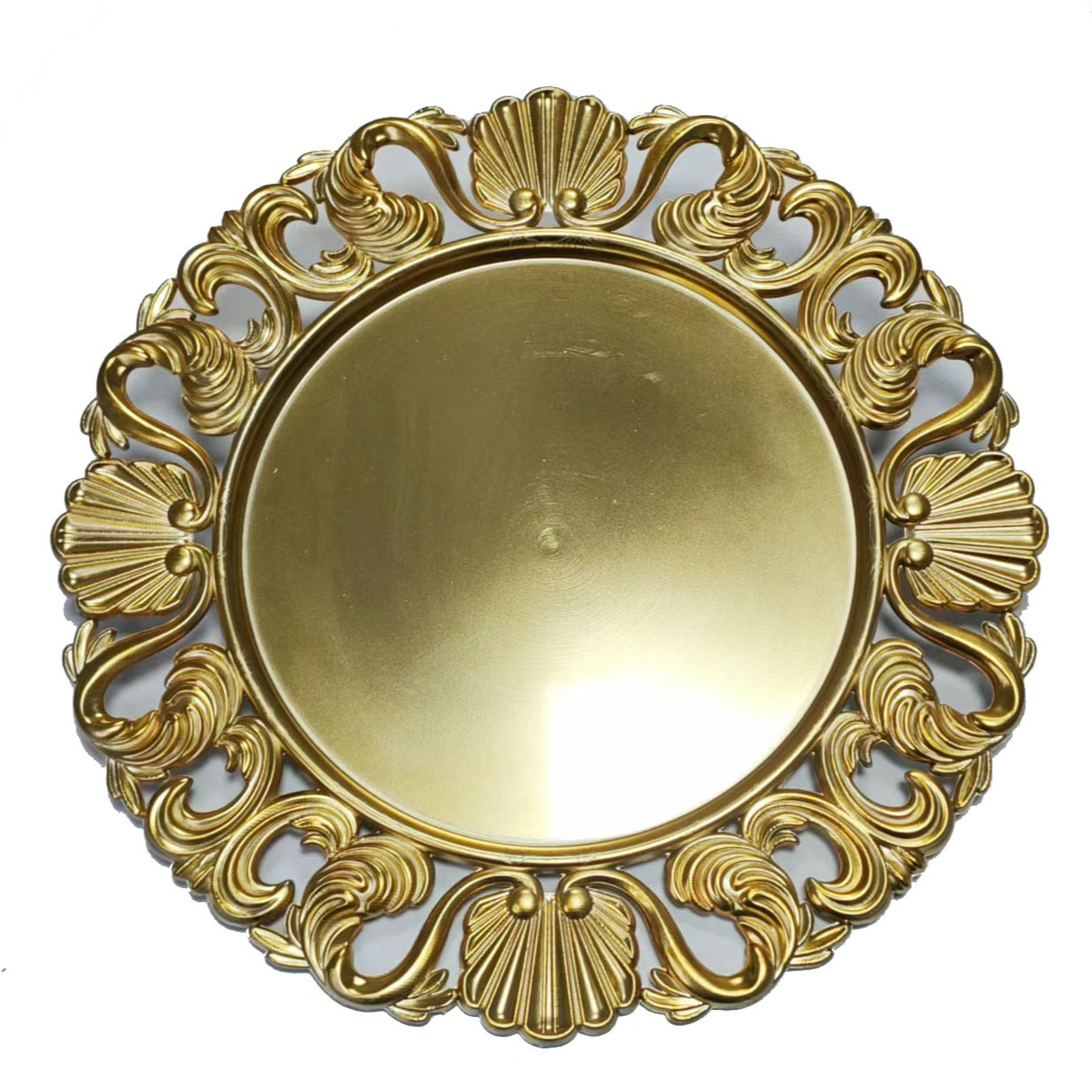 Ventas calientes de comercio exterior retro europeo decoración de mesa almohadilla de Navidad restaurante occidental circular irregular mesa almohadilla