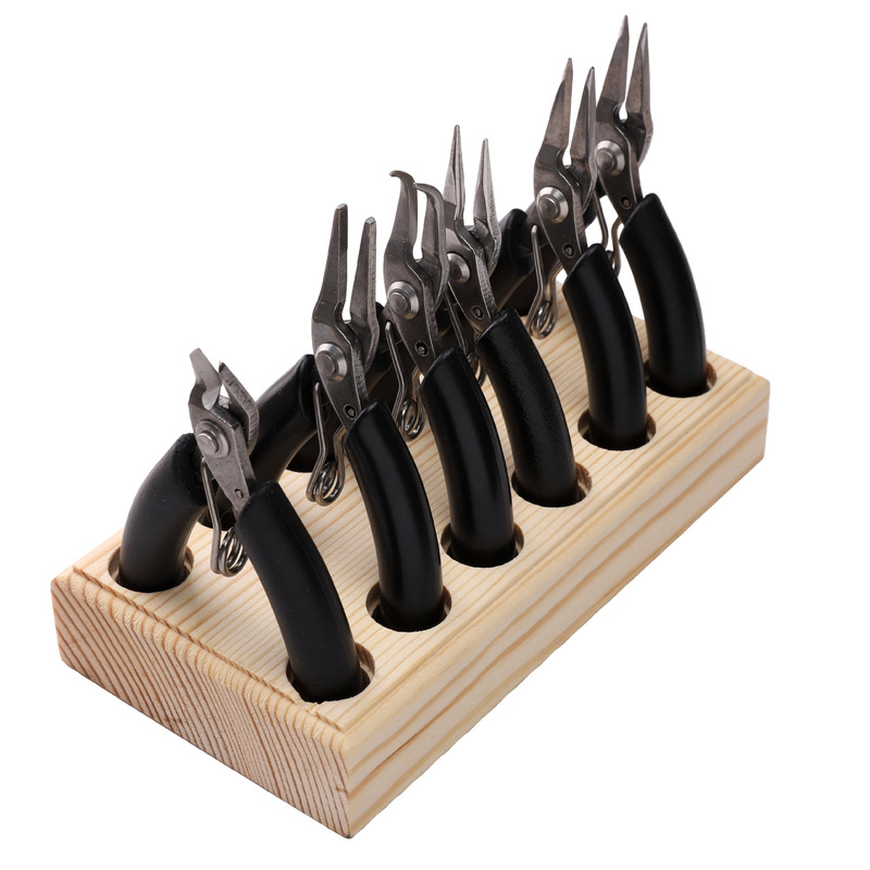 Pliers Storage Wooden Rack Handmade DIY Tool Storage Rack Round Tip Flat Mouth Nylon Pliers Wooden Storage Rack Pliers Storage Wooden Rack Handmade DIY Tool Storage Rack Round Tip Flat Mouth Nylon Pliers Wooden Storage Rack
