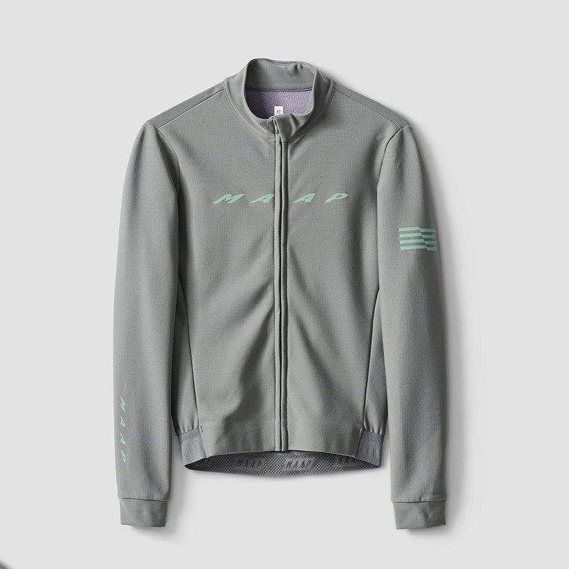 2025 New Maap Men's and Women's Autumn and Winter Long-Sleeved Cycling Clothing Fleece Warm Outdoor Sports Tops Quick-Drying and Breathable