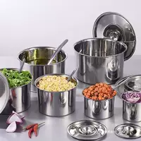 Ресторанный цилиндр для приправ, столовая чашка для вкуса, коммерческая пищевая нержавеющая сталь, бутылочка для приправ для ресторана, герметичная крышка-пояс, масленка