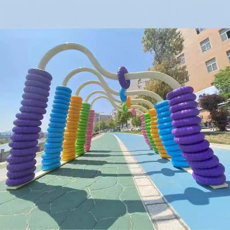 Plastic universal travel dynamic toy for kindergarten sensorics