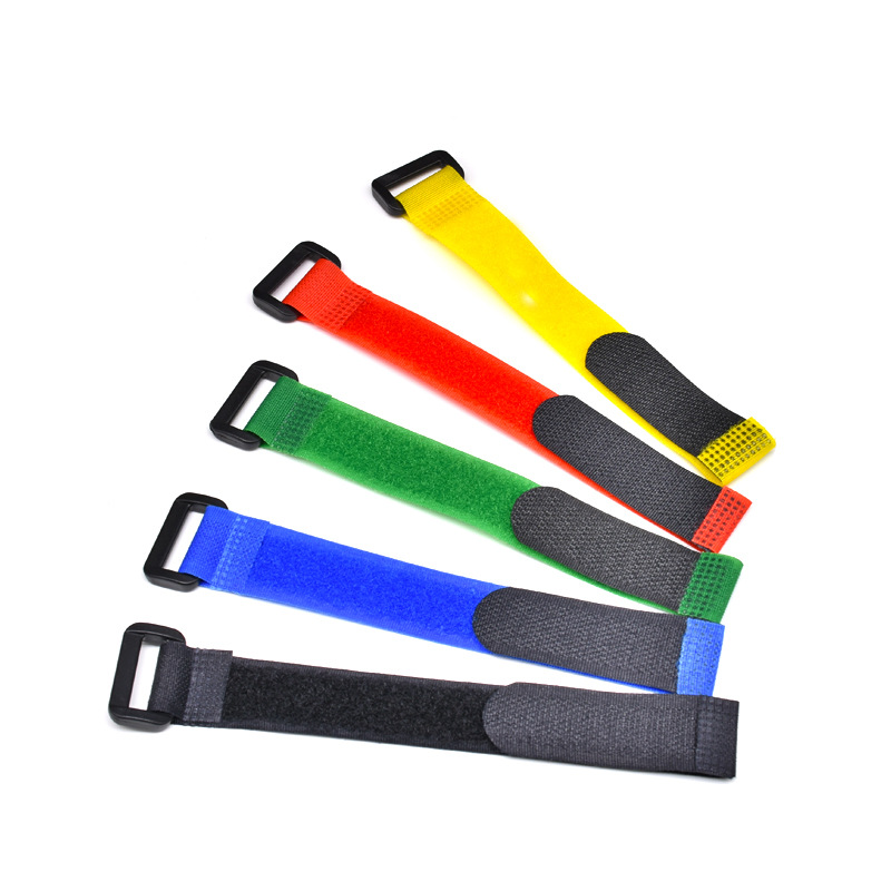 Velcro tie strap, colorful Velcro binding strap, Velcro fastener voltage strap, reverse Velcro strap