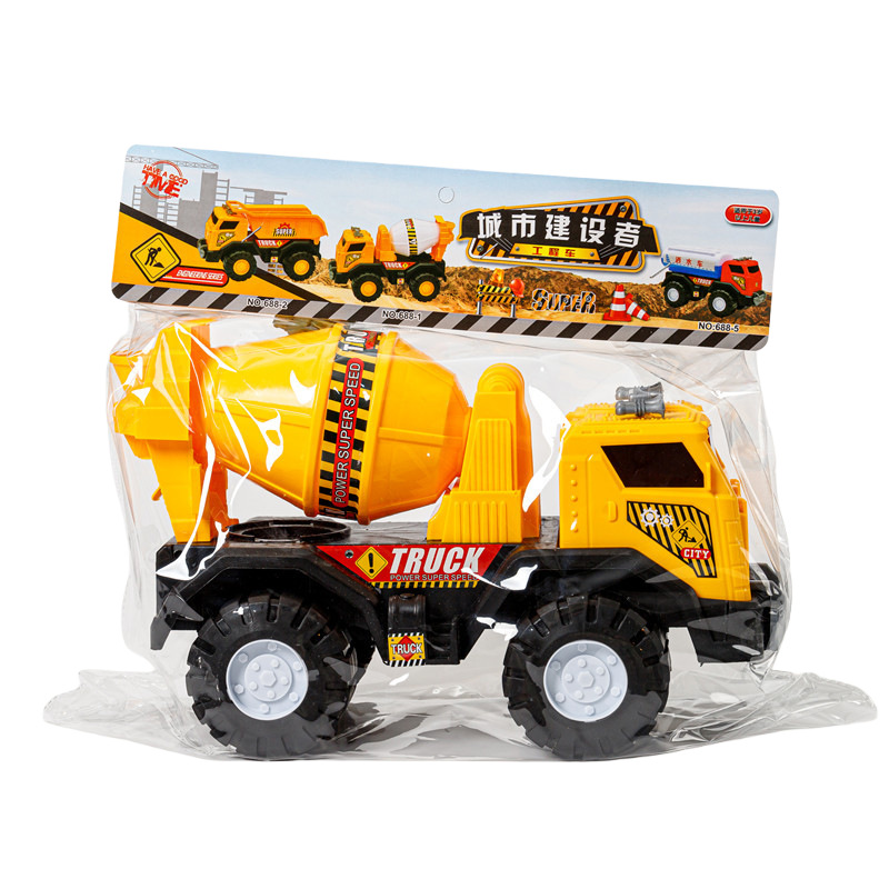 Excavadora de ingeniería infantil juguetes empujador excavadora basculante carretilla modelo de automóvil niño excavadora
