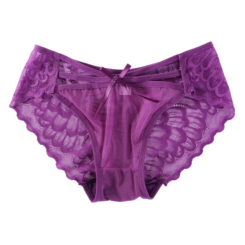 夏のホットスタイルシームレス速乾性通気性セクシーな女性の下着バットリフト純粋な綿抗菌股純粋な欲望レースの下着女性のための