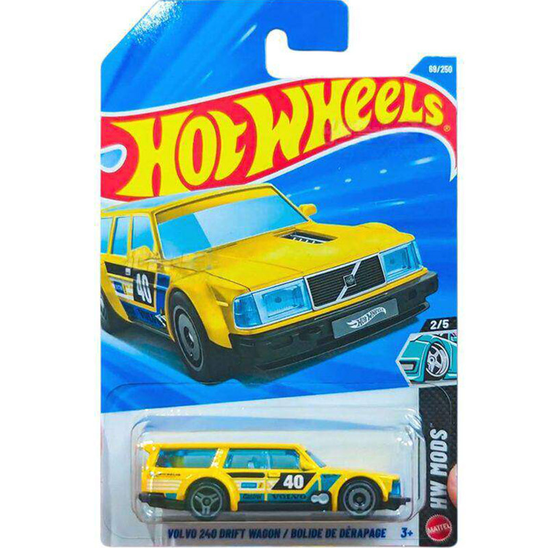 69-Volvo 240 tile tank truck yellow [26L]