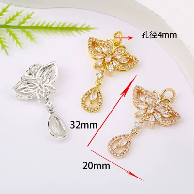 bracelet pendant diy accessories spacer – Zərgərlik ara hissələri - no-2-plating-18k-gold-color