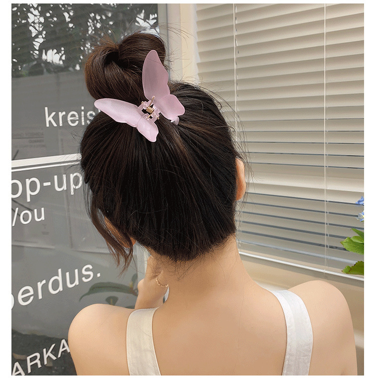 Women's Sweet Simple Style Butterfly Arylic Hair Claws display picture 6