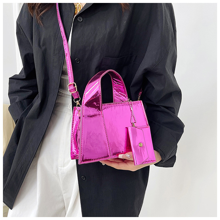 384g Weight Zipper Closure Type Single Shoulder Strap, Top Handle Strap Type Crossbody Bag Bags Type Daily Occasion Pu Leather Material Solid Color Pattern All Seasons Season Women's Gender Classic Style Style Square Shape Small Size Women's Small Pu Leather Solid Color Classic Style Square Zipper Crossbody Bag 1