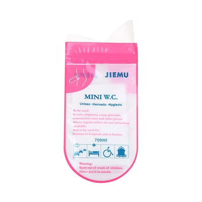 On-board emergency urine bag portable urinal environmental protection