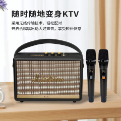 メロディック/メロディーローズ03ワイヤレスbluetoothスピーカー屋外ポータブルレトロk歌オーディオマイク