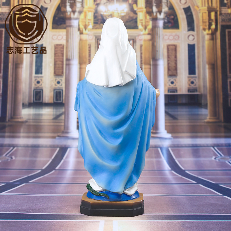Suministro transfronterizo de adornos de figuras clásicas de 21.5 cm de altura, regalos para el Día de la Madre, artesanías decorativas de resina.