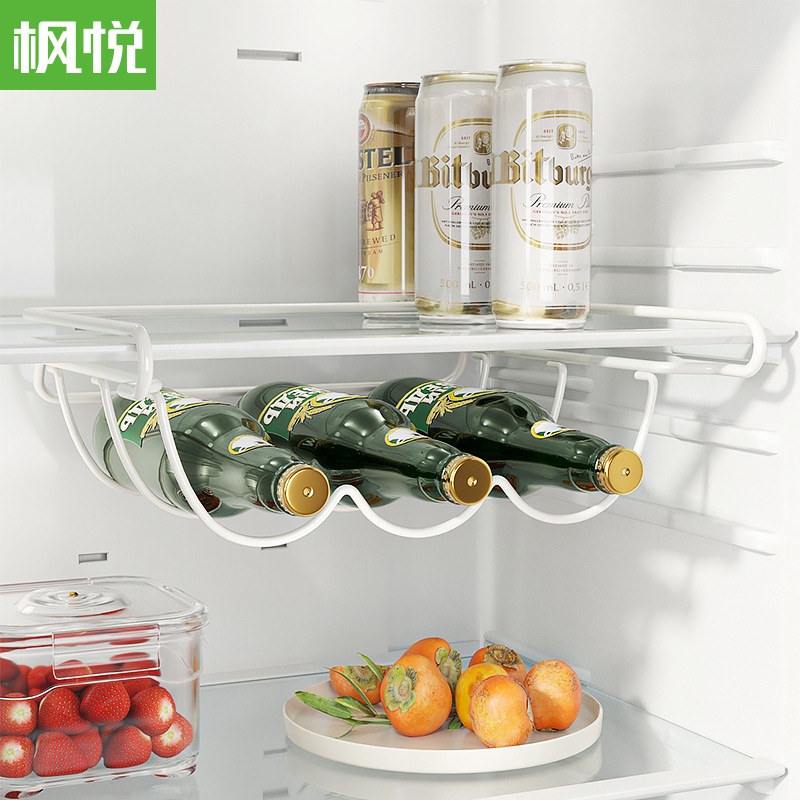 枫悦 创意铁艺日用家居厨房用品收纳挂架冰箱收纳架置物架啤酒架