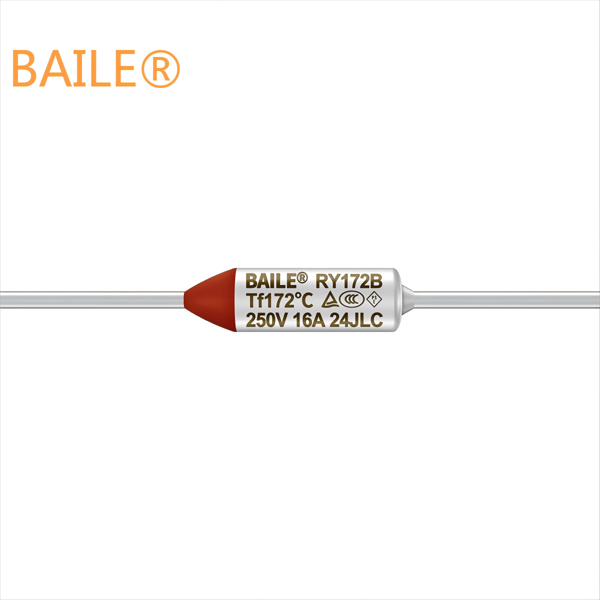 厂家直销 BAILE百乐温度保险丝RY172B过热保护 灵敏可靠