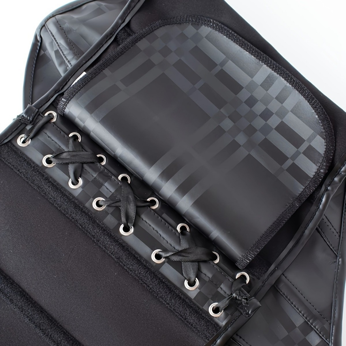 Lazos traseros negros apretados cintura cinturón de cintura para limpiar el pecho soporte de pecho chaqueta plástica comercio exterior transfronterizo al por mayor