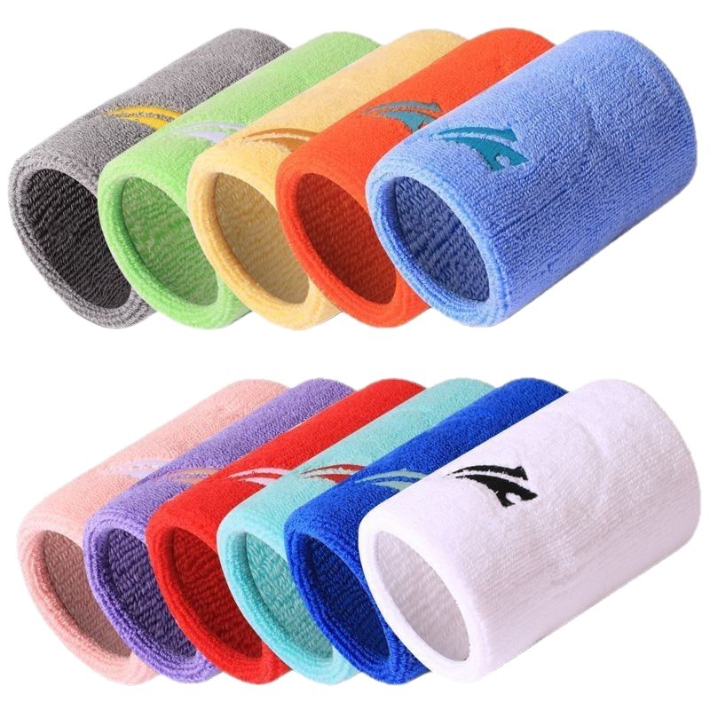 Bádminton bolsos de mano deportivos de color sólido absorción de sudor suave bolsas de muñeca de baloncesto masculino y femenino muñeca deportiva profesional personalizada