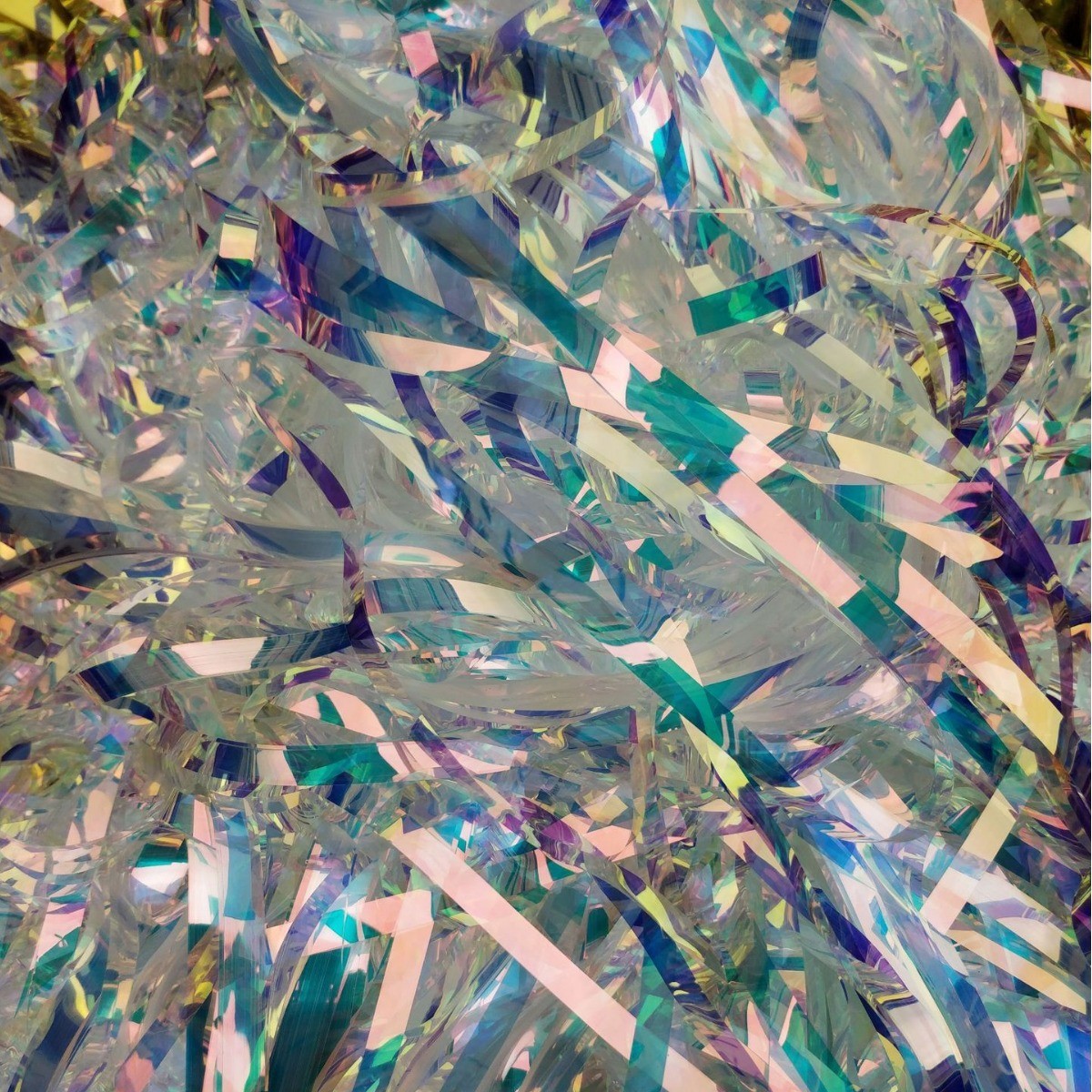 Aluminum Foil Film Cut into Laser Purple, Red, Blue, Green, Yellow Mylar Ab Colored Paper Strips, Wide Colored Ribbon for Fishing Gear and Hook Tying