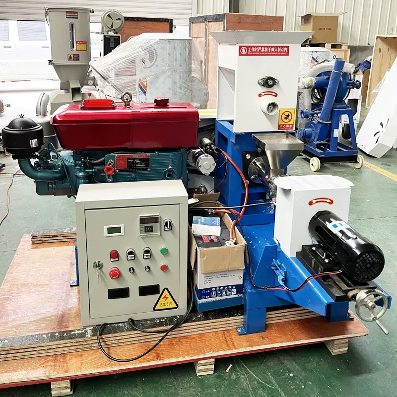 40型饲料膨化机柴油款饲料制粒机定金