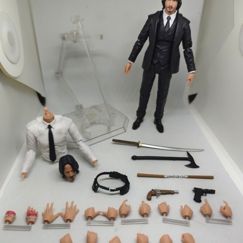 Foreign Trade Cross-Border Action Figure Mafex212 John Wick Keanu Reeves 6inch Movable Action Figure Model