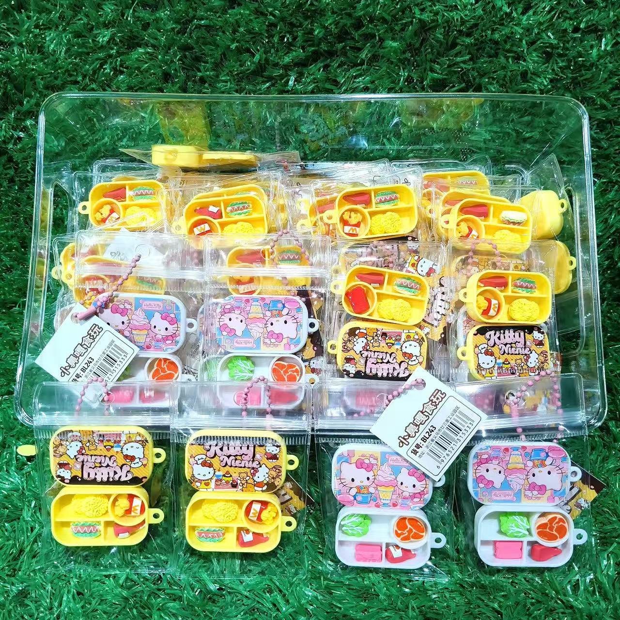 New Small Nose Toy Play Set Pendant Bag Cartoon Cute Miniature Simulation Toy Children's Pretend Play Small Ornament