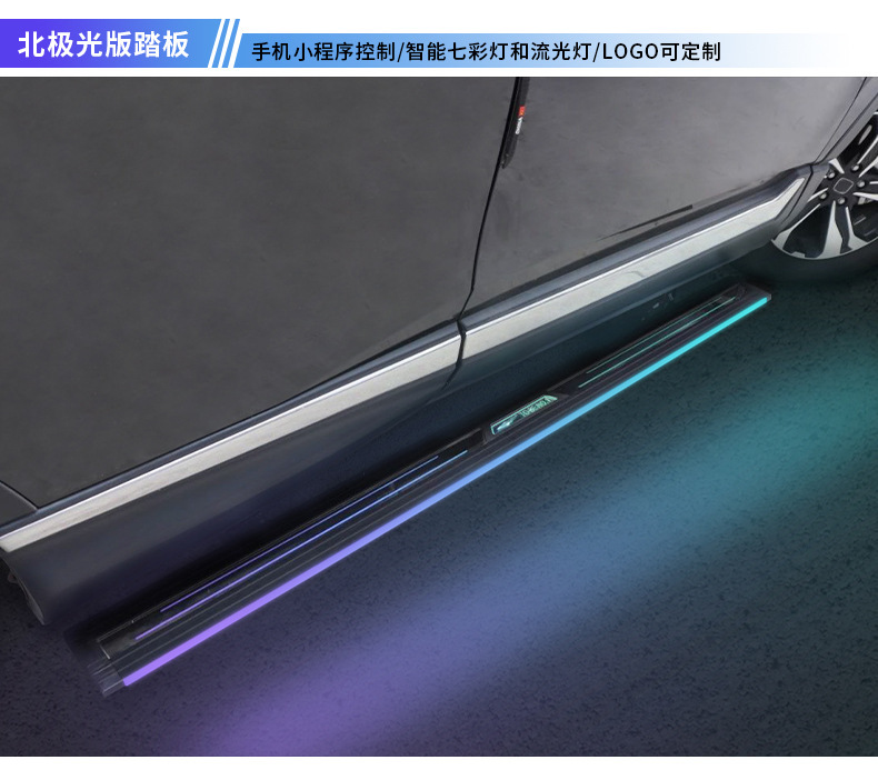Ford Bronco Electric Side Steps, Automatic Retractable Side Steps with Smart Sensor for Easy Entry and Exit