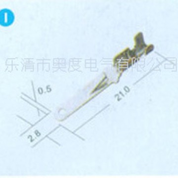 厂家销售DJ611-2.8A，插片端子