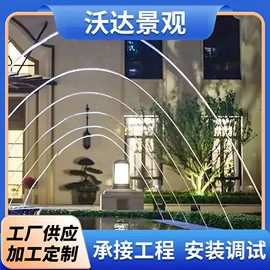 喷泉水景