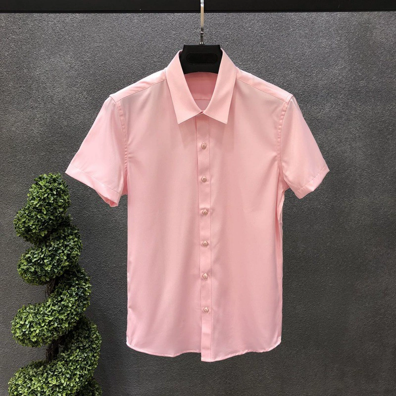 Рубашка для отдыха, коллекция 2021 года, с коротким рукавом, slim fit
