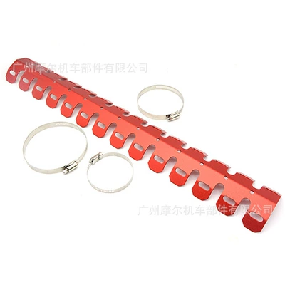 anti-scald cover heat sink, Exhaust pipe - long-red